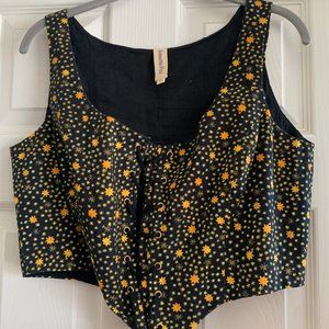 Samantha Pleet Shield Corset in Stardust - Size 12